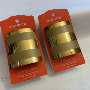 NEW 2 Opalhouse Metallic Gold Plug-In Oil Warmers